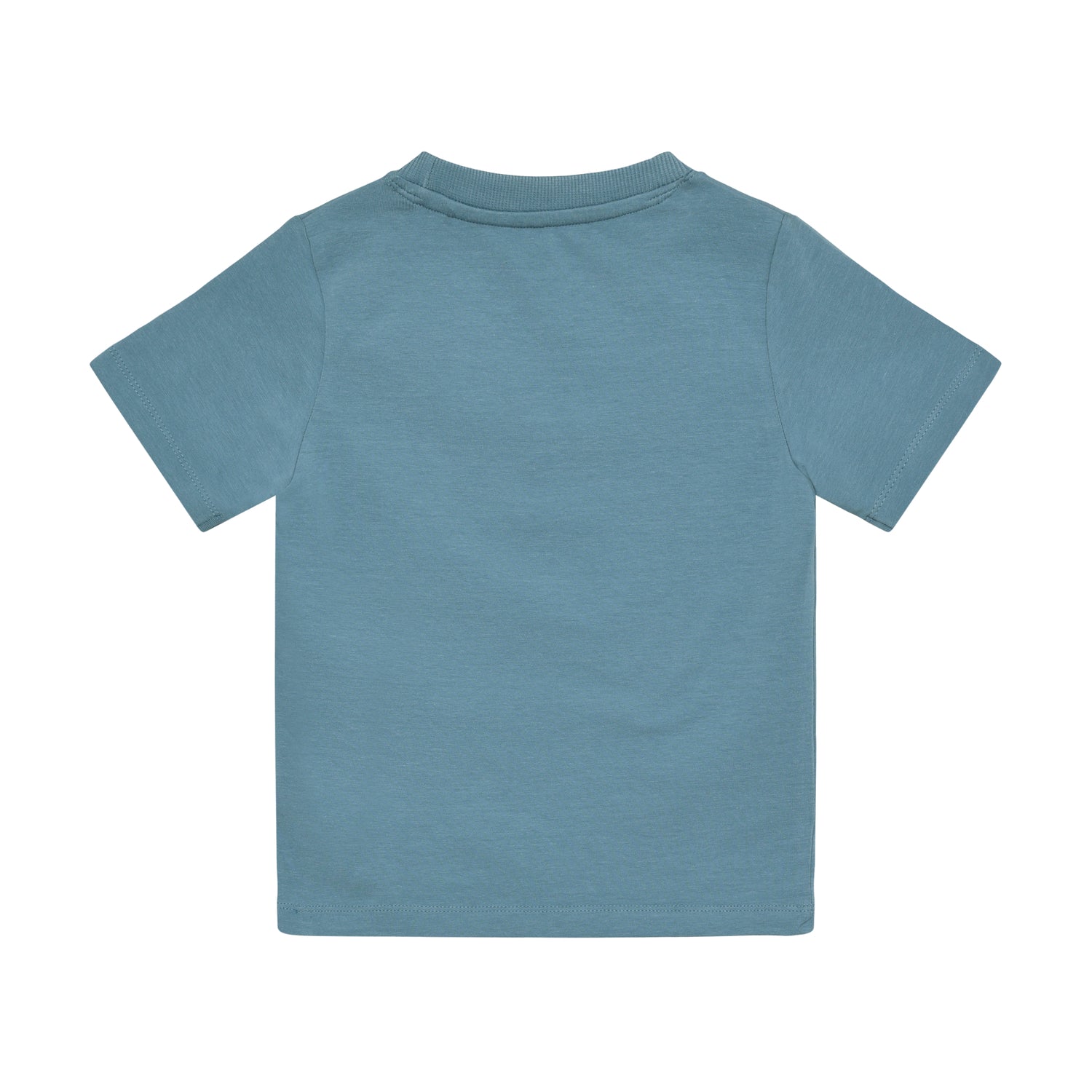 Blaues kurzarm T-Shirt mit Nashorn Aufdruck von MINYMO.