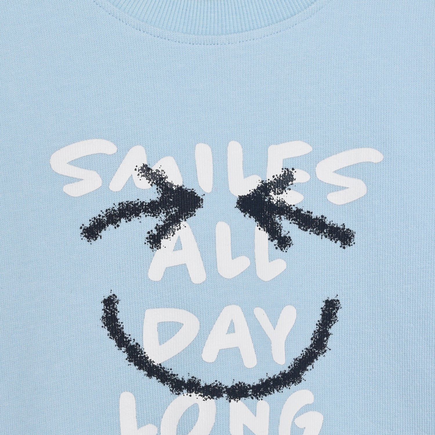 Hellblaues langarm Shirt von MINYMO mit nettem Design.