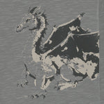 Hochwertiges Langarm-Shirt von Minymo in Grau mit charmanten Drachenmotiv – perfekt für kleine Abenteurer.