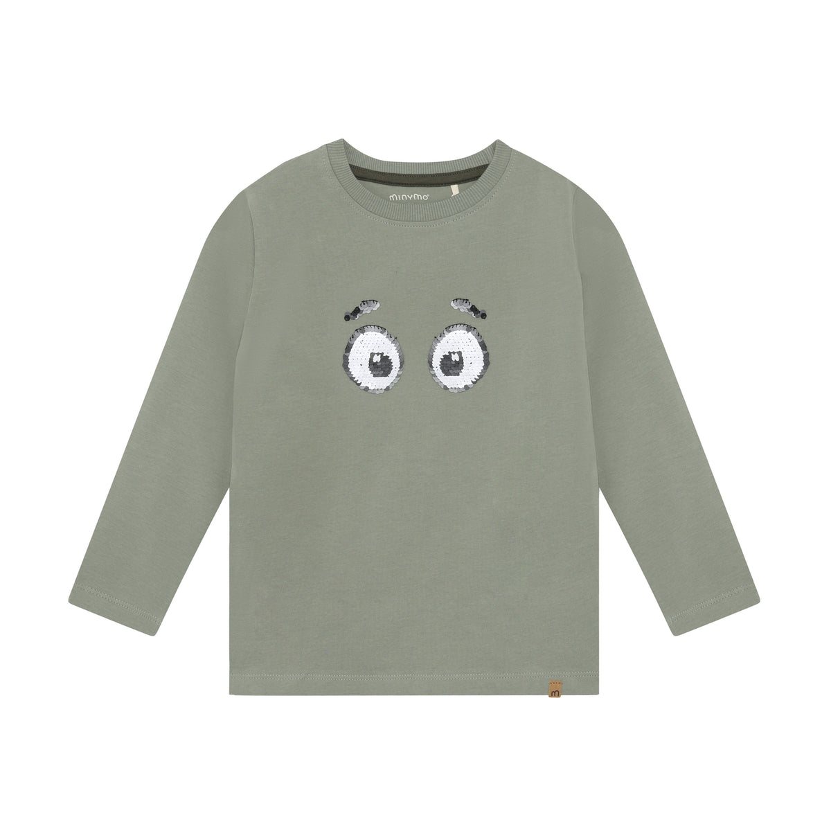 Hochwertiges Langarmshirt von Minymo aus weicher Baumwollmischung mit Elasthananteil für optimale Passform und Bewegungsfreiheit.