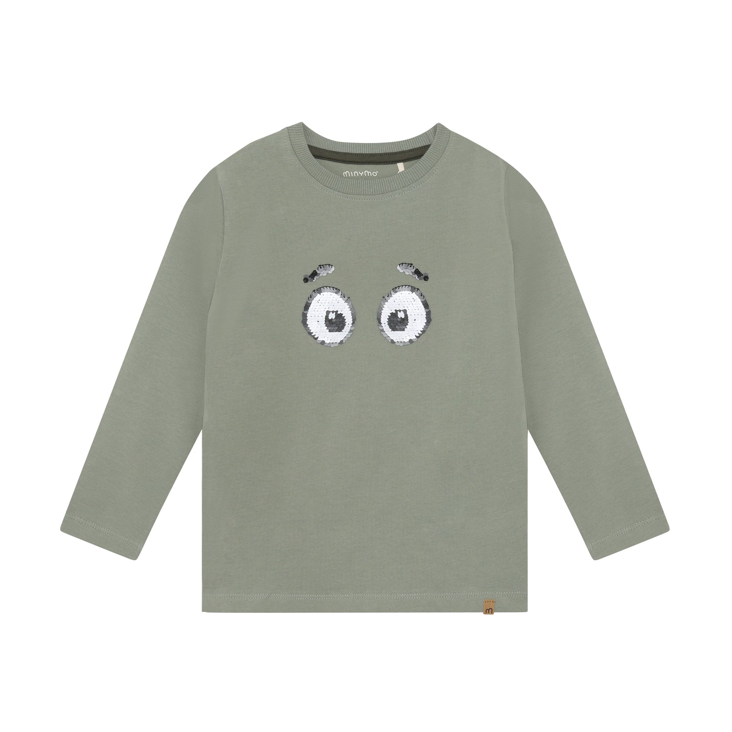 Hochwertiges Langarmshirt von Minymo aus weicher Baumwollmischung mit Elasthananteil für optimale Passform und Bewegungsfreiheit.