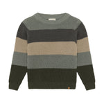 Klassischer Pullover mit feinem Rippstrick aus 100% Baumwolle von Minymo. Das zeitlose Design bietet Komfort und Langlebigkeit für den Alltag.