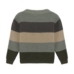 Klassischer Pullover mit feinem Rippstrick aus 100% Baumwolle von Minymo. Das zeitlose Design bietet Komfort und Langlebigkeit für den Alltag.