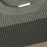 Klassischer Pullover mit feinem Rippstrick aus 100% Baumwolle von Minymo. Das zeitlose Design bietet Komfort und Langlebigkeit für den Alltag.