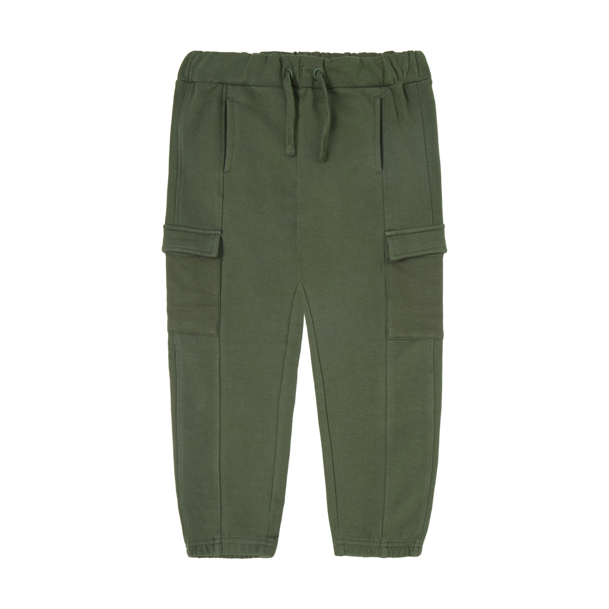 Bequeme grüne Sweatpants von Minymo aus hochwertiger Baumwollmischung mit Elasthananteil für optimale Bewegungsfreiheit und Tragekomfort.