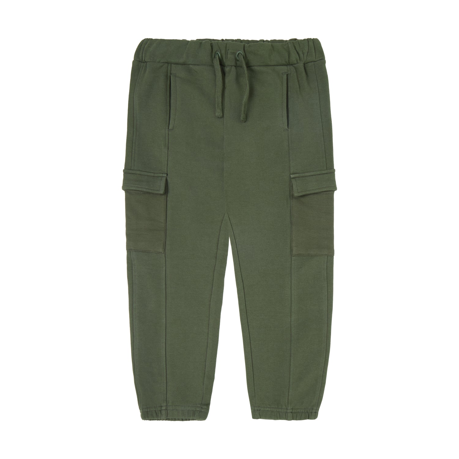 Bequeme grüne Sweatpants von Minymo aus hochwertiger Baumwollmischung mit Elasthananteil für optimale Bewegungsfreiheit und Tragekomfort.