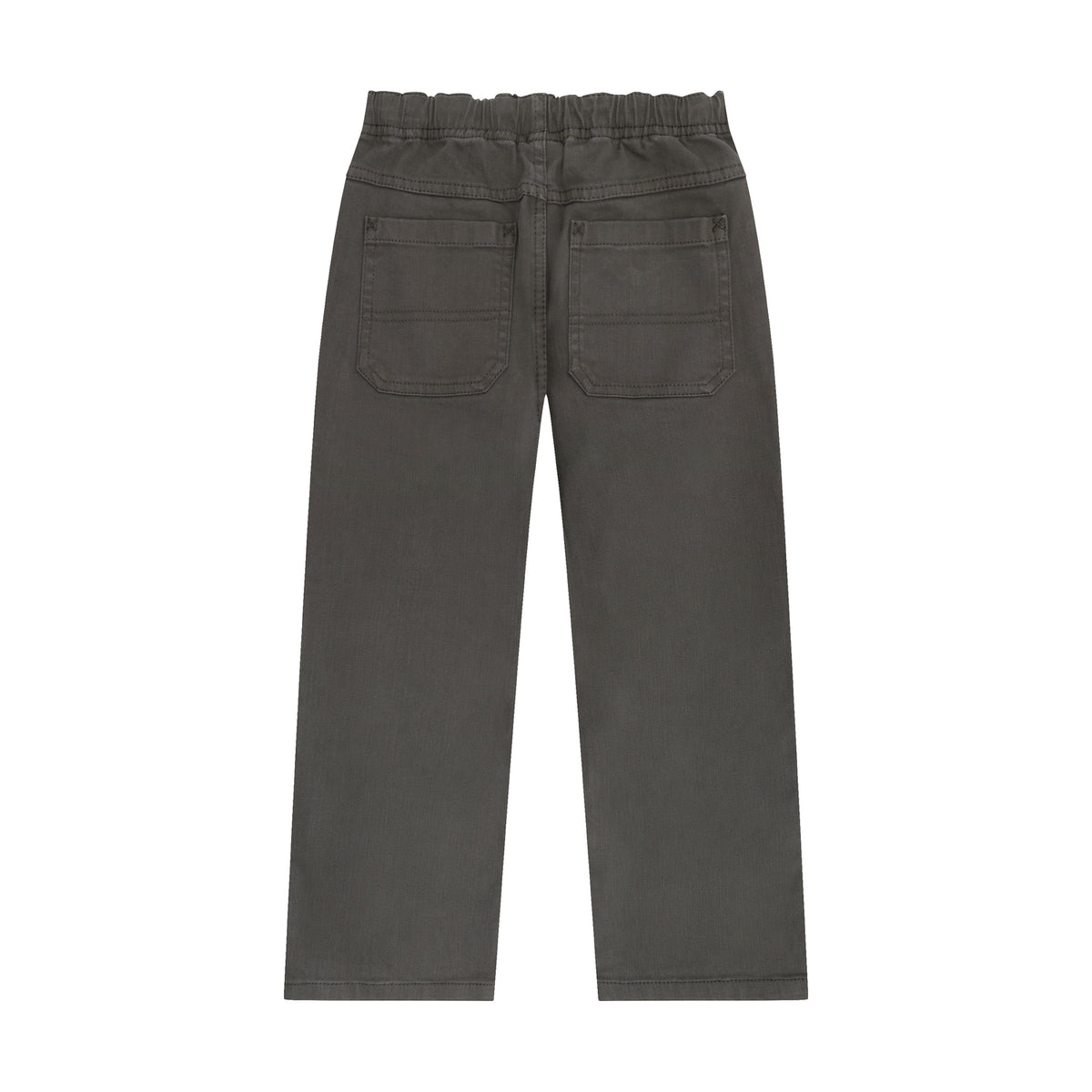 Hochwertige dunkelgraue Hose von Minymo aus 97% Baumwolle und 3% Elastane für optimale Bewegungsfreiheit und Tragekomfort.