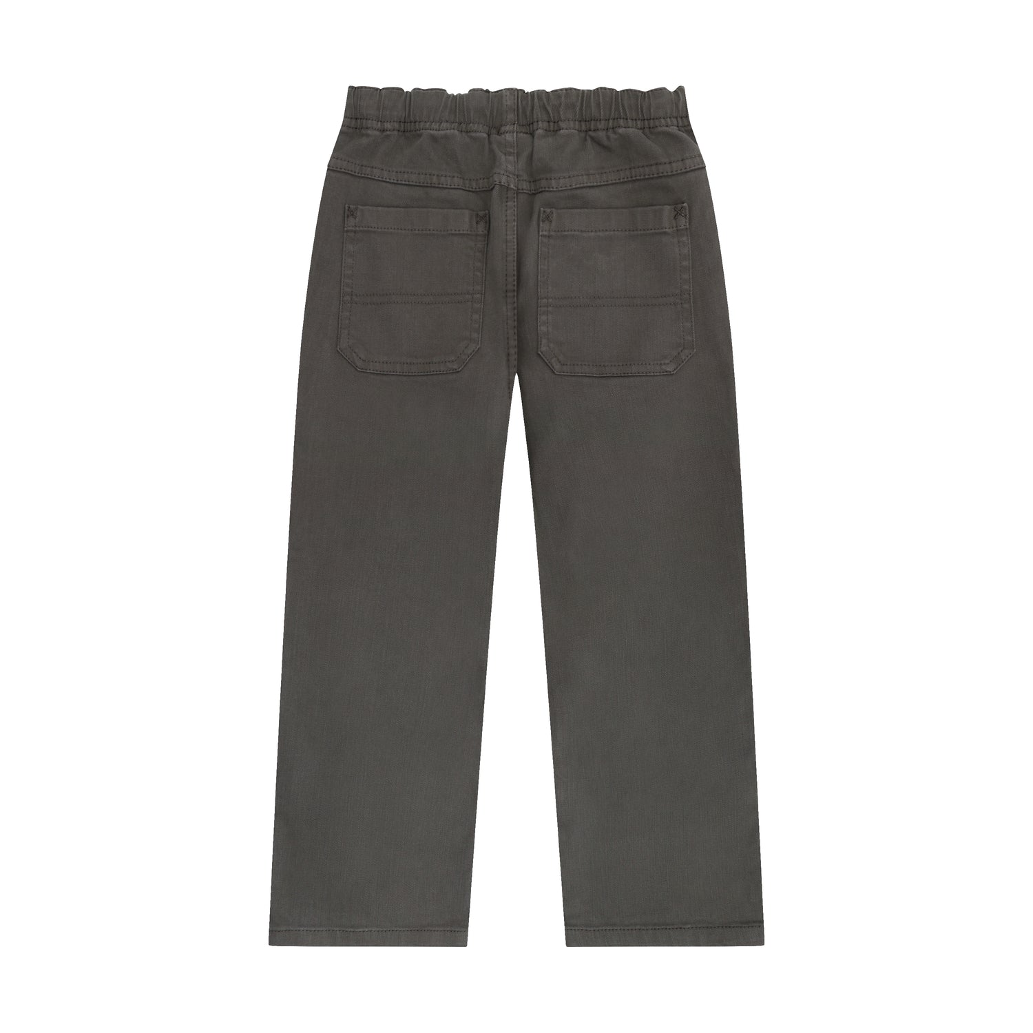 Hochwertige dunkelgraue Hose von Minymo aus 97% Baumwolle und 3% Elastane für optimale Bewegungsfreiheit und Tragekomfort.