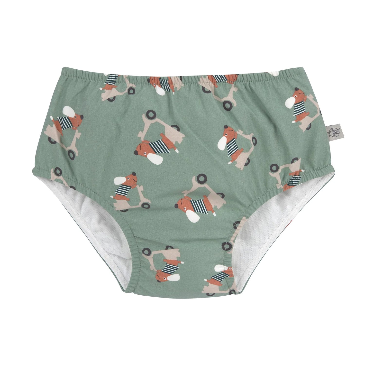 Die grüne Baby Schwimmwindel von Lässig bietet eine schöne, umweltfreundliche Alternative zur Einwegwindel. Ihr saugfähiges Innenfutter hält die Kinderhaut trocken und größere Missgeschicke im Wasser auf.

