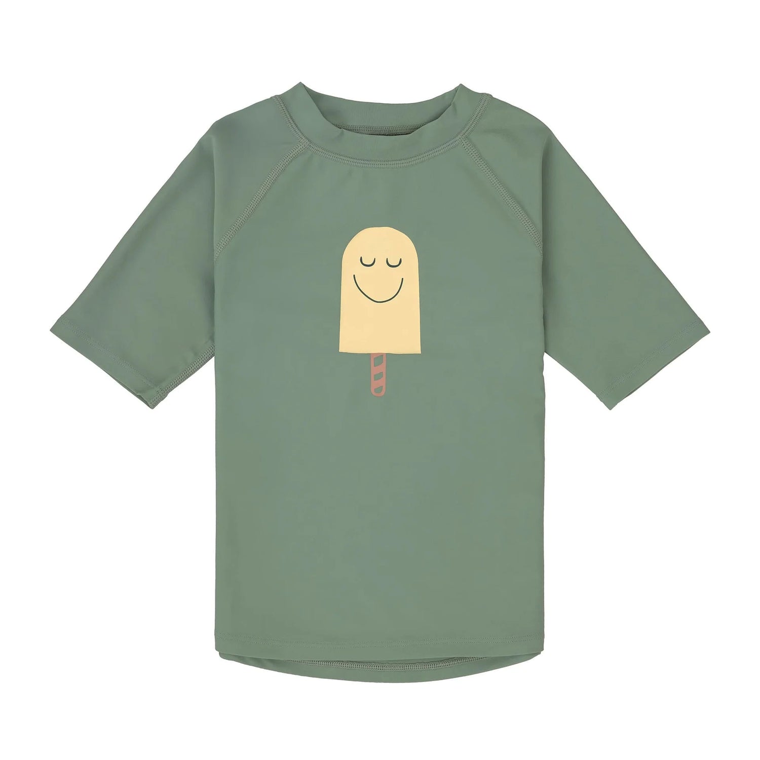 Das grüne, kurzärmelige Baby Badeshirt von Lässig mit UV-Schutz 60 schützt zuverlässig. Das atmungsaktive und schnelltrocknende Material sorgt für unbeschwerten Badespaß.