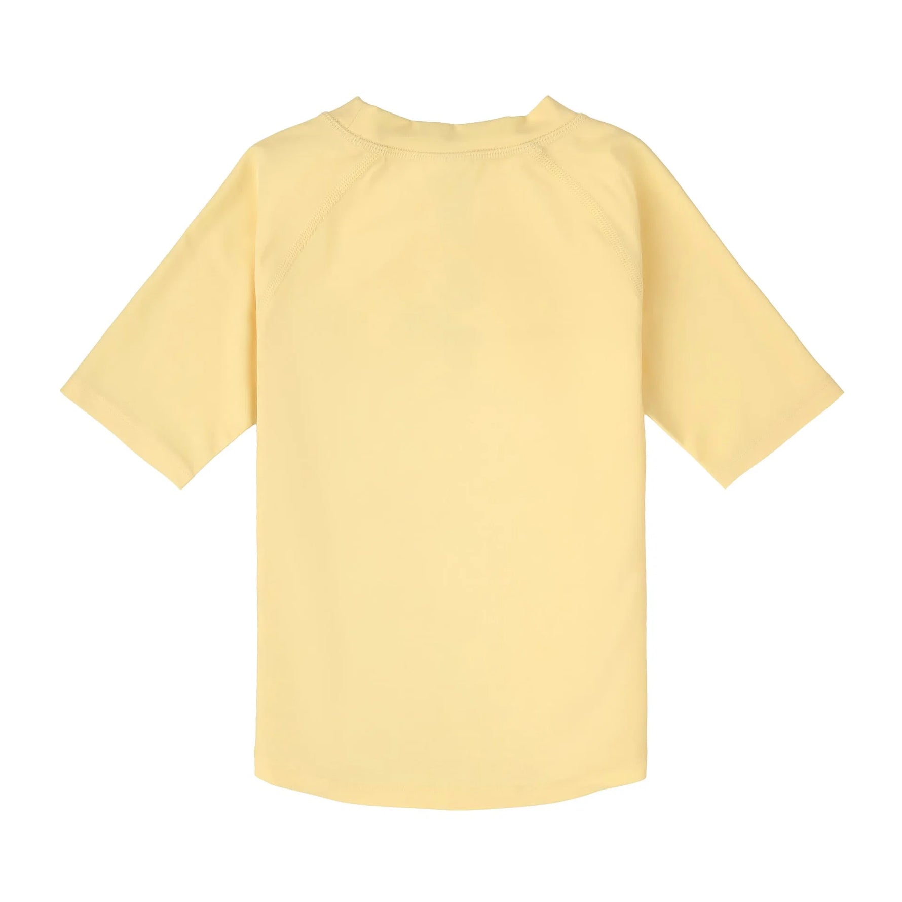 Das kurzärmelige Baby Badeshirt &nbsp;von Lässig mit UV-Schutz 60 in Gelb schützt zuverlässig. Das atmungsaktive und schnelltrocknende Material sorgt für unbeschwerten Badespaß.