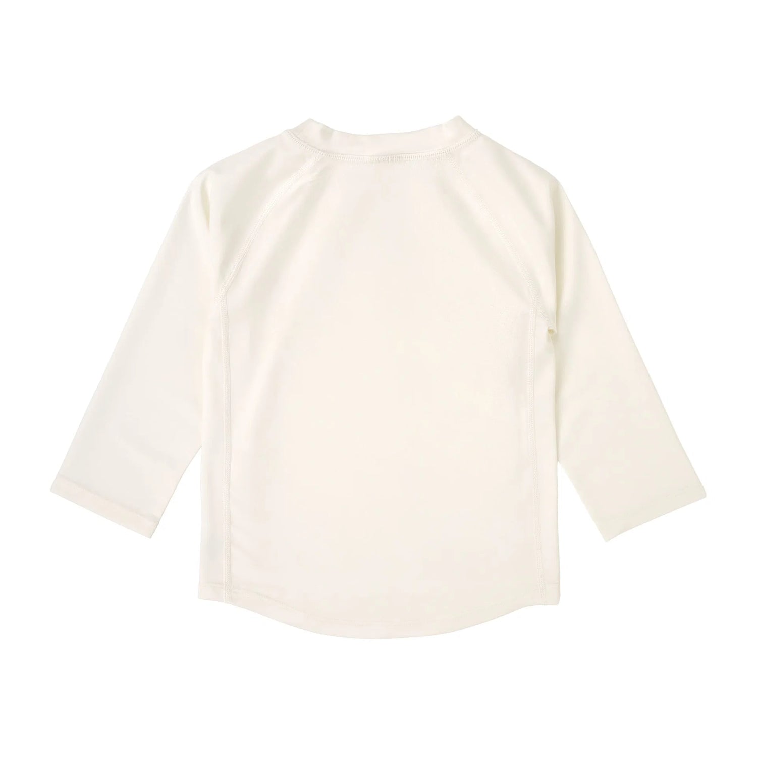 Das weiße, langärmelige Kinder UV Shirt von Lässig mit UV-Schutz 60 &amp; Eis-Design schützt zuverlässig. Das atmungsaktive und schnelltrocknende Material sorgt für eine angenehme Passform und Badespaß.