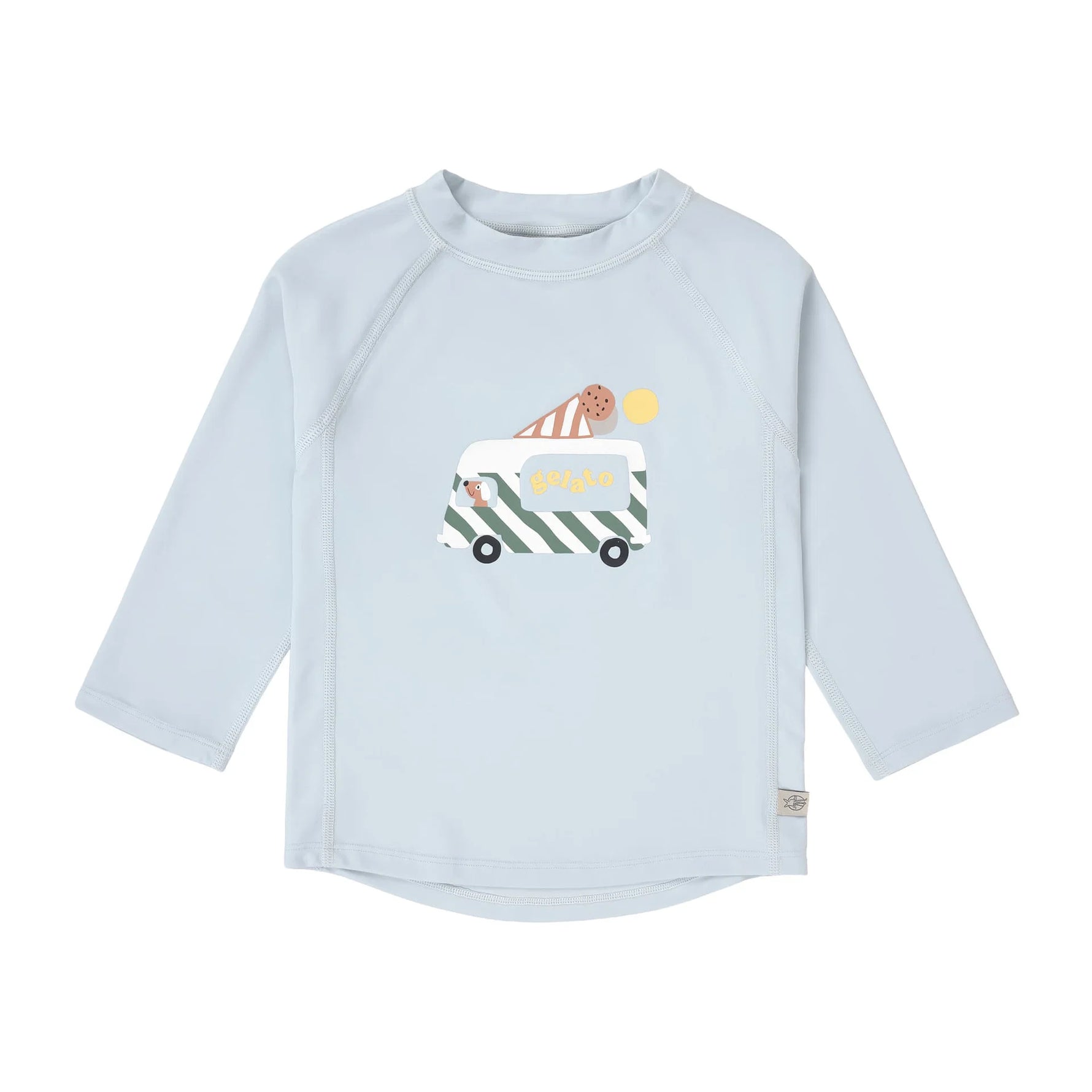 Das langärmelige Kinder UV Shirt von Lässig mit UV-Schutz 60 in Blau schützt zuverlässig. Das atmungsaktive und schnelltrocknende Material sorgt für eine angenehme Passform und Badespaß.&nbsp;

Material: