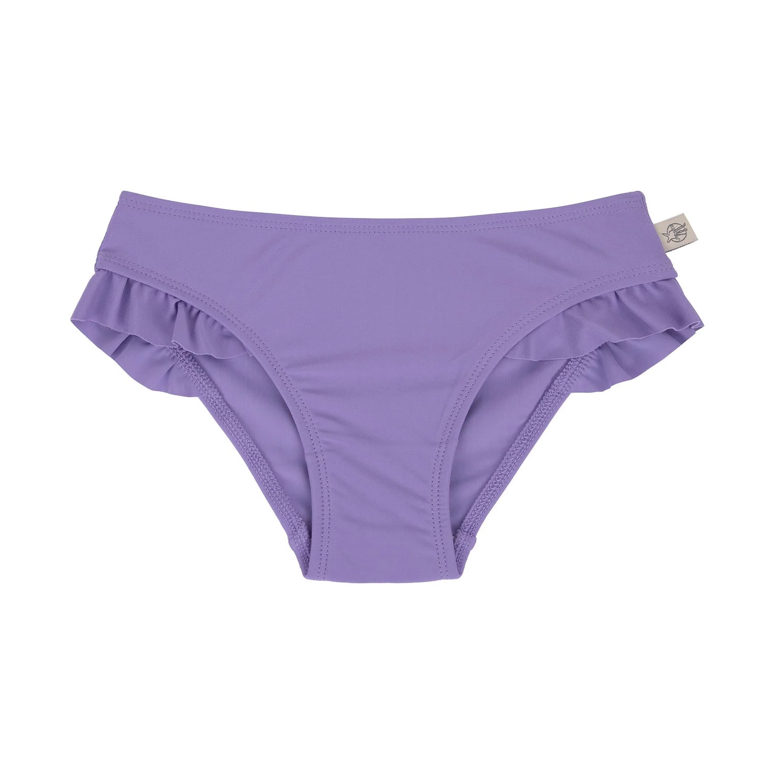 Die Kinder Bikinihose von Lässig mit UV-Schutz in Lila sorgt für unbeschwerten Badespaß: Atmungsaktiv. Elastisch. Schnelltrocknend. Rüschen am Beinausschnitt. Angenehmes Tragegefühl &amp; maximale Bewegungsfreiheit.&nbsp;