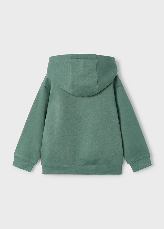 Das grüne Mayoral Sweatshirt besticht durch einen coolen Dinosaurier-Print und sorgt für einen stylischen Auftritt.