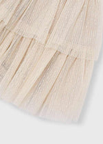 Leichter Tüllrock von Mayoral mit charmanten kleinen Punkten in einer attraktiven Farbabstimmung.