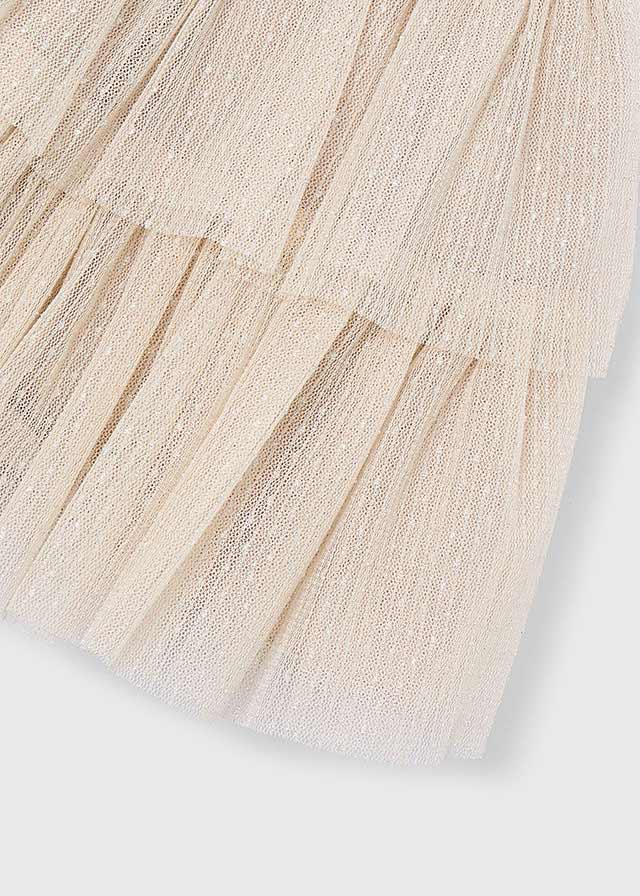 Leichter Tüllrock von Mayoral mit charmanten kleinen Punkten in einer attraktiven Farbabstimmung.