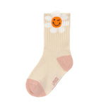 Die rosa Kindersocken aus der LÄSSIG x SmileyWorld® Kollektion machen jedes Outfit zum absoluten Hingucker. Die weichen Socken runden mit ihren fröhlich bunten Prints jeden Look ab.