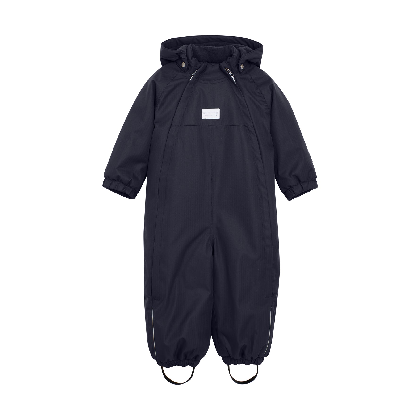 Dieser dunkelblaue Schneeanzug von MINYMO bietet optimalen Schutz und Komfort bei kalten Winterbedingungen.