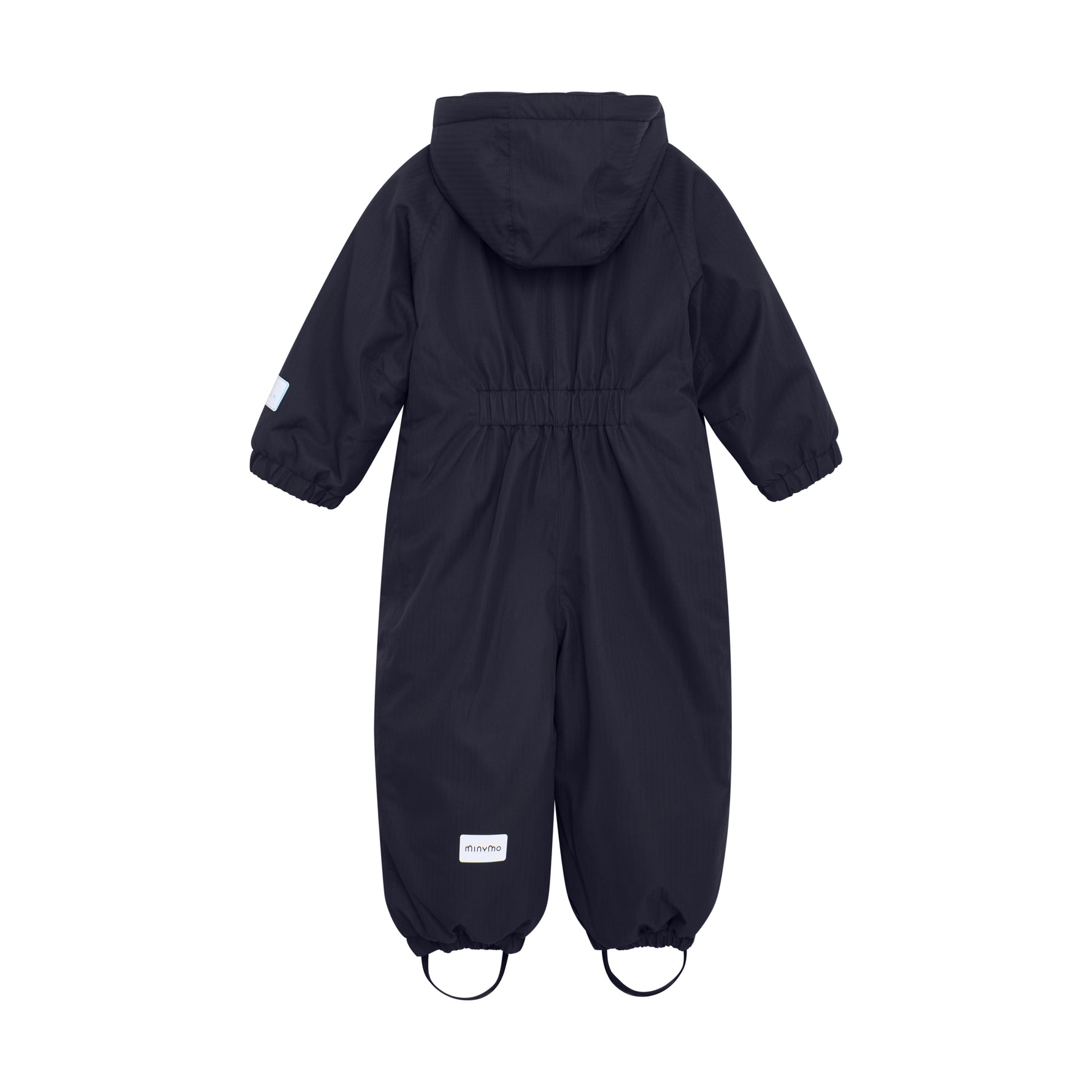 Dieser dunkelblaue Schneeanzug von MINYMO bietet optimalen Schutz und Komfort bei kalten Winterbedingungen.