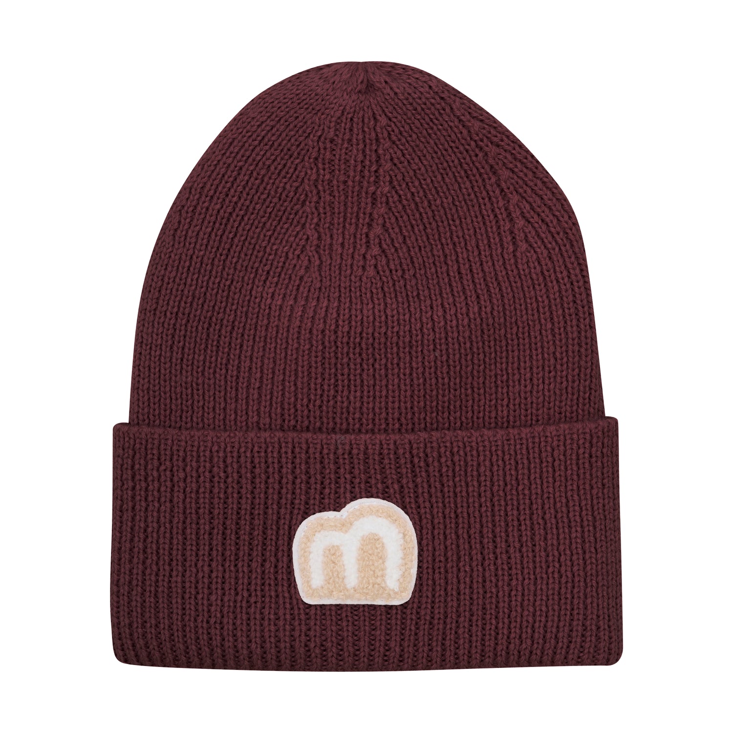 Diese dunkelrote Mütze von MINYMO bietet stilvollen Schutz und Komfort für kühle Tage.