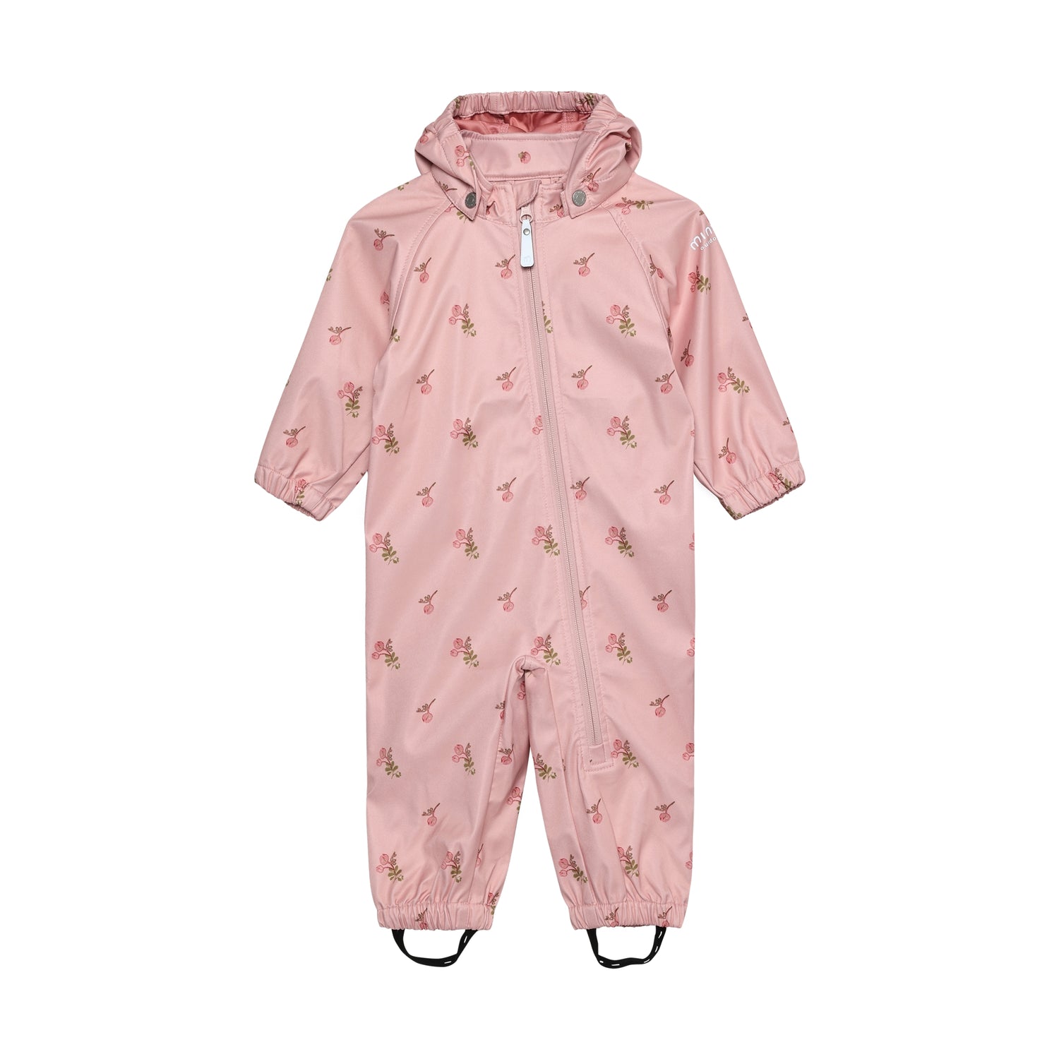 Softshell Anzug von MINYMO mit All Over Blumen Motiv.