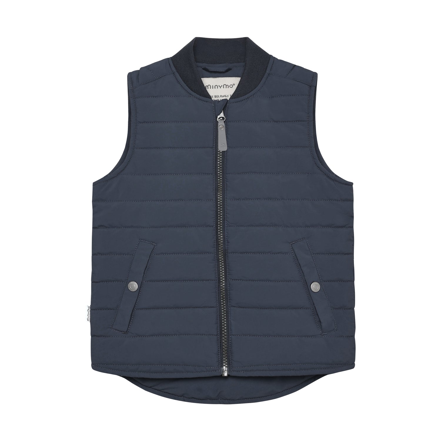 Dunkelblaue wärmende Weste von MINYMO.