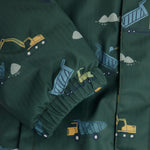 Warme Winterjacke mit verspieltem All-Over-Dino-Print – perfekt für kleine Abenteurer. Die leichte Polyesterjacke bietet Schutz vor Kälte und Wind, während das bunte Design Kinderaugen zum Leuchten bringt. Ideal für Herbst und Winter.