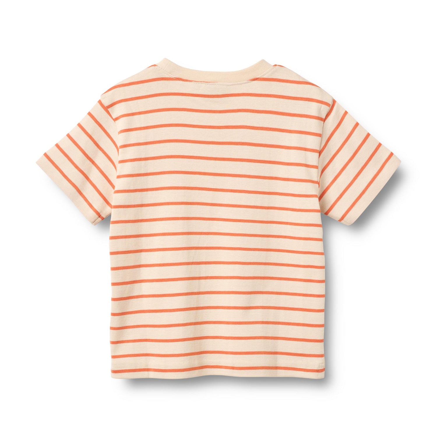Klassisches T-Shirt mit feinen Streifen in Weizenfarben. Das Jay Kurzarm-Shirt besticht durch seine zeitlose Streifenoptik und überzeugt mit höchstem Tragekomfort. Aus 100% Bio-Baumwolle gefertigt, bietet es Nachhaltigkeit ohne Kompromisse. Perfekt für den Alltag – vielseitig kombinierbar und angenehm zu tragen.