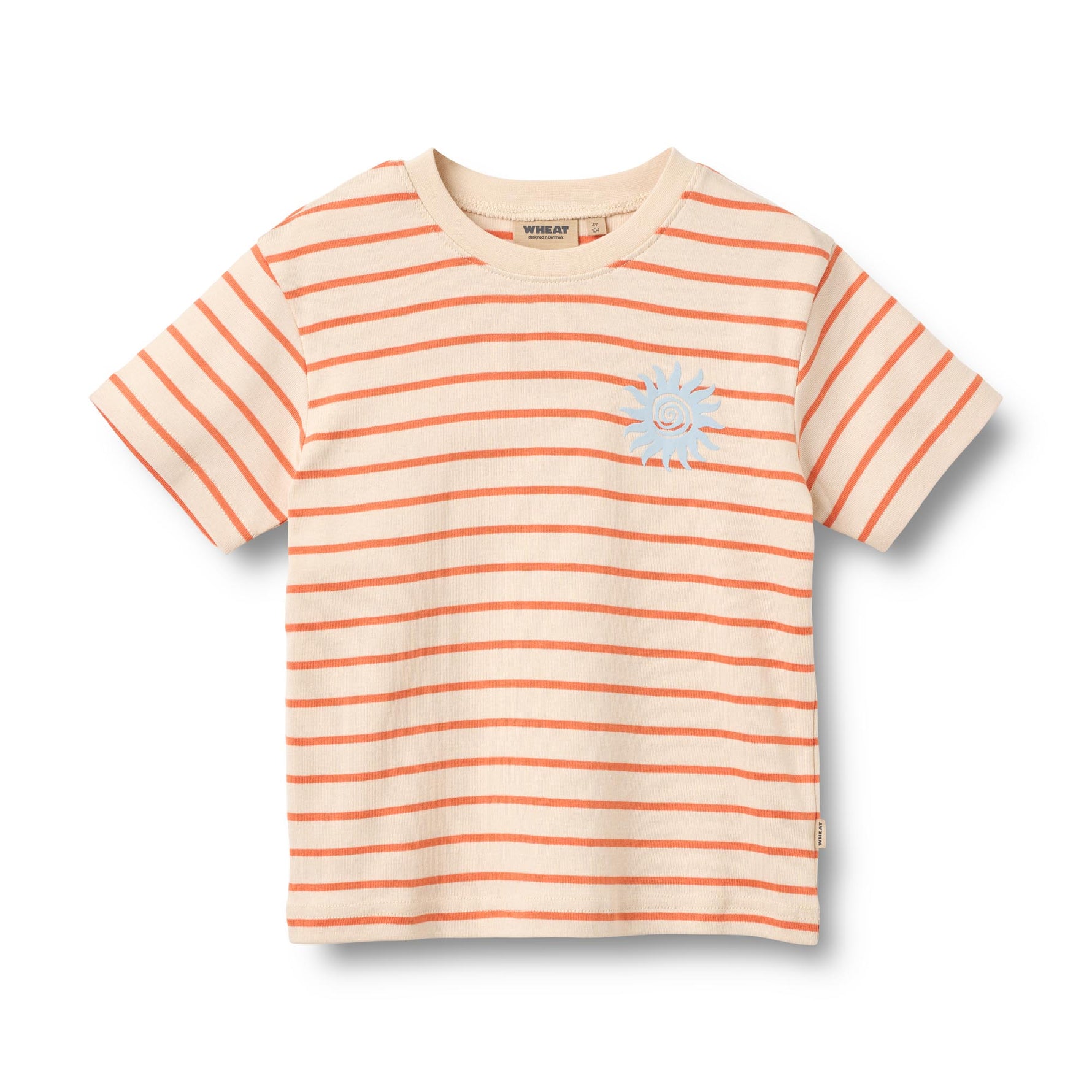 Klassisches T-Shirt mit feinen Streifen in Weizenfarben. Das Jay Kurzarm-Shirt besticht durch seine zeitlose Streifenoptik und überzeugt mit höchstem Tragekomfort. Aus 100% Bio-Baumwolle gefertigt, bietet es Nachhaltigkeit ohne Kompromisse. Perfekt für den Alltag – vielseitig kombinierbar und angenehm zu tragen.