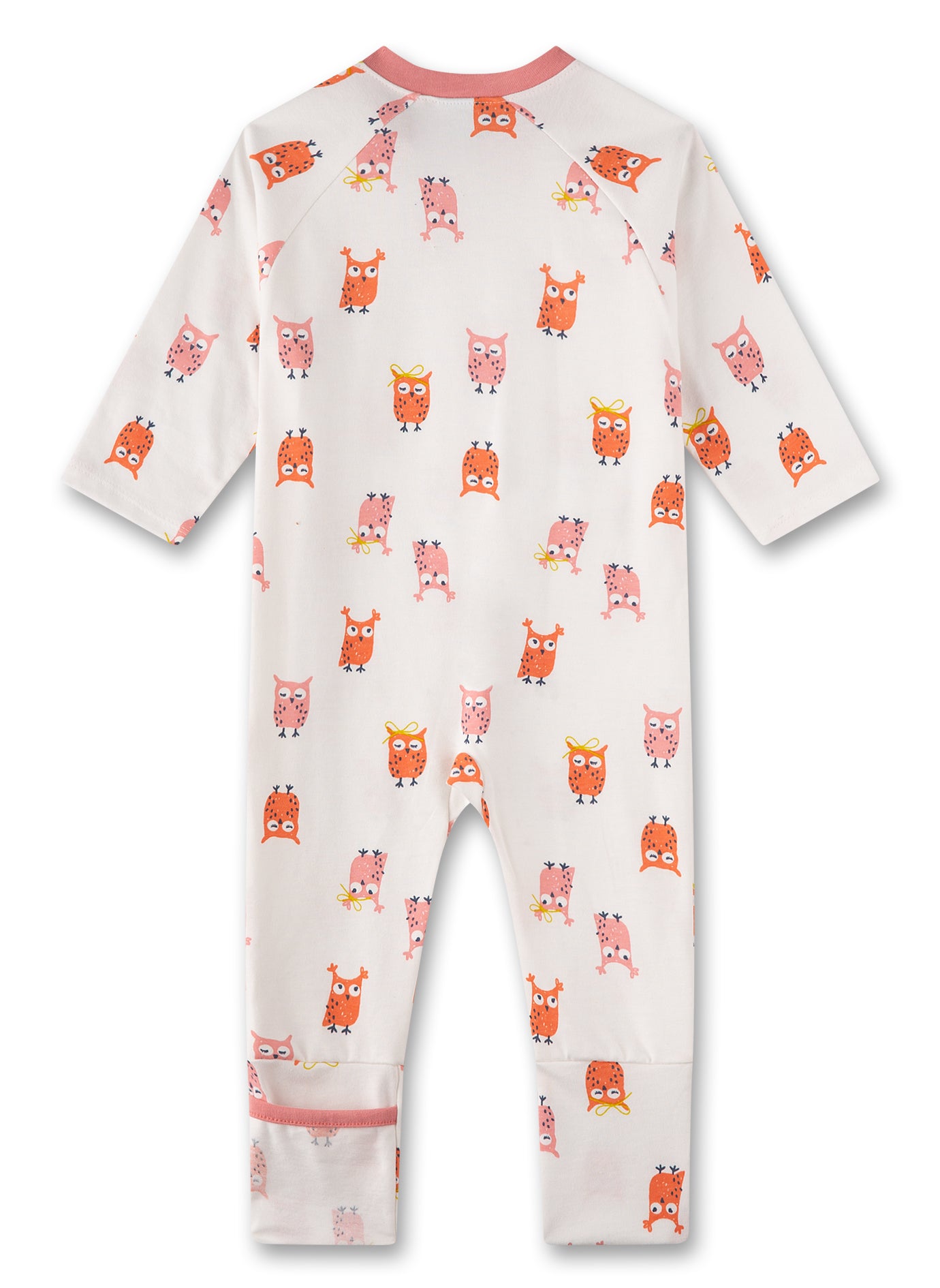 Dieser bezaubernde Mädchen-Overall von Sanetta ist der ideale Schlafanzug für kleine Träumerinnen. Mit einem charmanten Eulen-Alloverprint vereint er verspieltes Design, Komfort und Nachhaltigkeit.