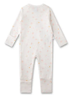 Dieses off-white Overall von Sanetta besticht durch ein zurückhaltendes, florales Muster, das dem Kleidungsstück eine elegante Note verleiht.