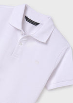 Kurzarm Poloshirt in weiß&nbsp;von Mayoral
