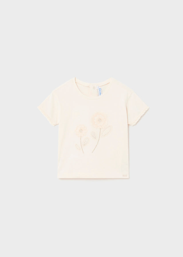 T-Shirt kurzarm mit Bestickung von Mayoral