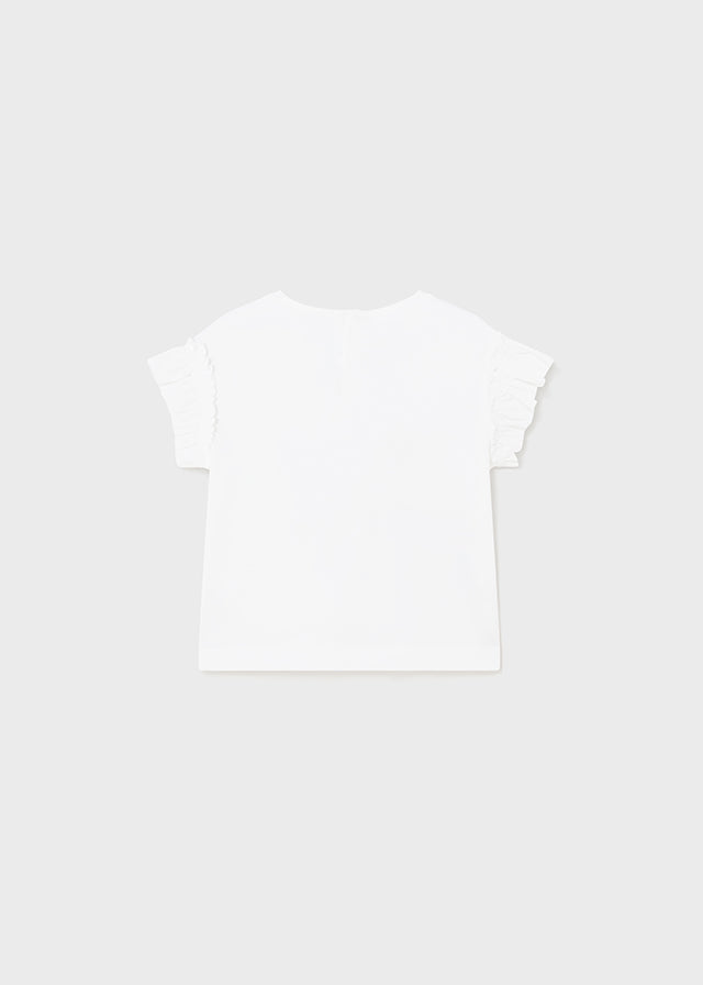Kurzarm Shirt mit Aufdruck von Mayoral