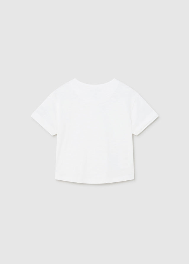 Kurzarm Shirt mit Knopfleiste von Mayoral