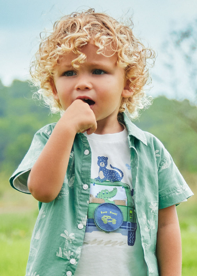 kurzarm T-Shirt aus der Kollektion "Croco" von Mayoral