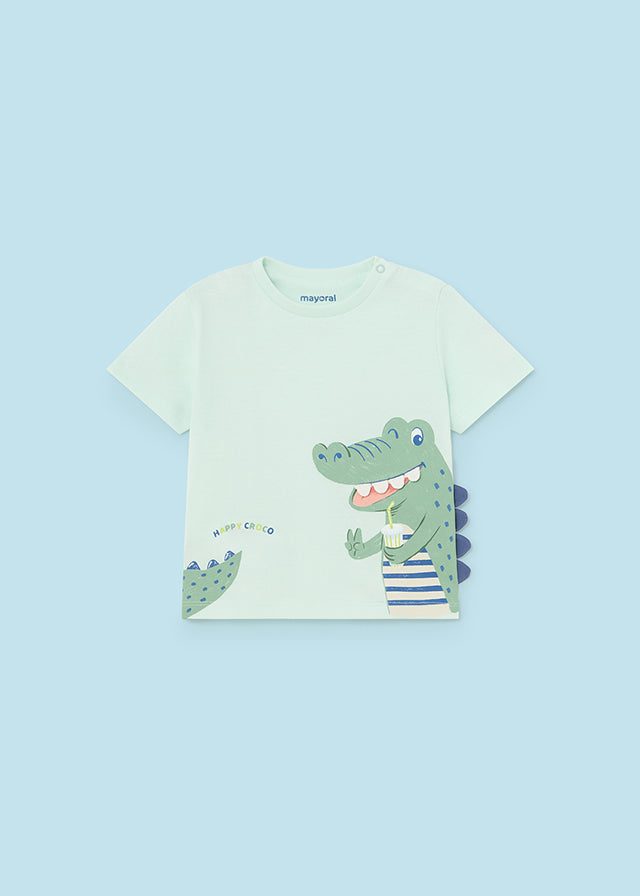 kurzarm T-Shirt aus der Kollektion "Croco" von Mayoral