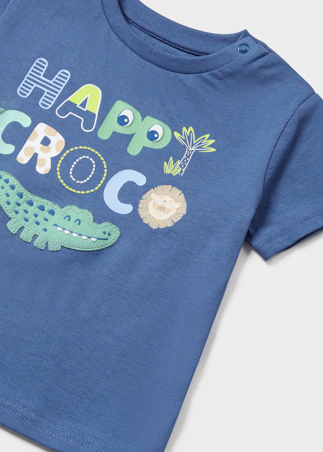 Kurzarm T-Shirt aus der Kollektion Croco von Mayoral