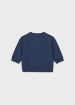 Strickjacke mit Bomberkragen, Reißverschluss und Taschen auf der Vorderseite aus der festlichen Kollektion von Mayoral