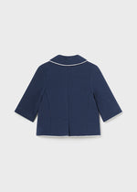 Blazer mit Reverskragen, Knopfverschluss vorne und dekorativen Taschen aus der festlichen Kollektion von Mayoral