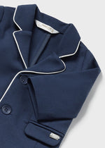 Blazer mit Reverskragen, Knopfverschluss vorne und dekorativen Taschen aus der festlichen Kollektion von Mayoral