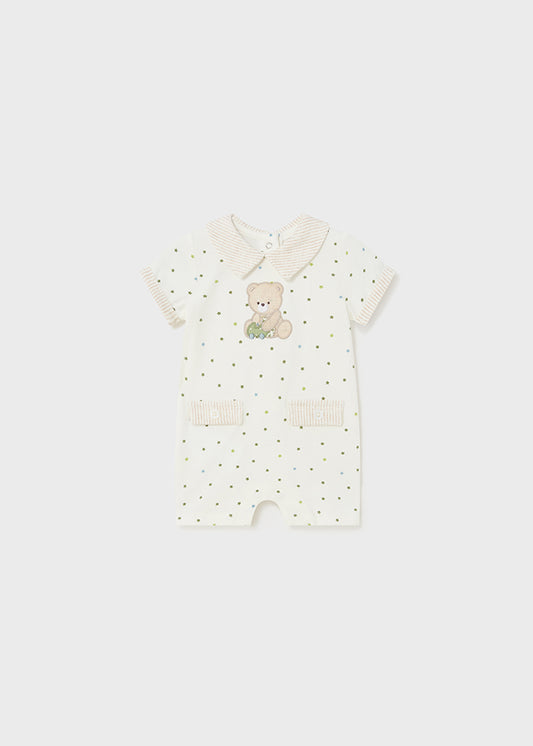 Kurzarm Schlafanzug für mit Hemdkragen für Neugeborene von Mayoral