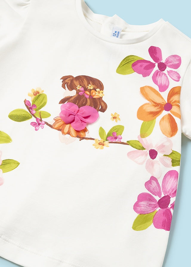 Kurzarm Shirt mit Leggings von Mayoral