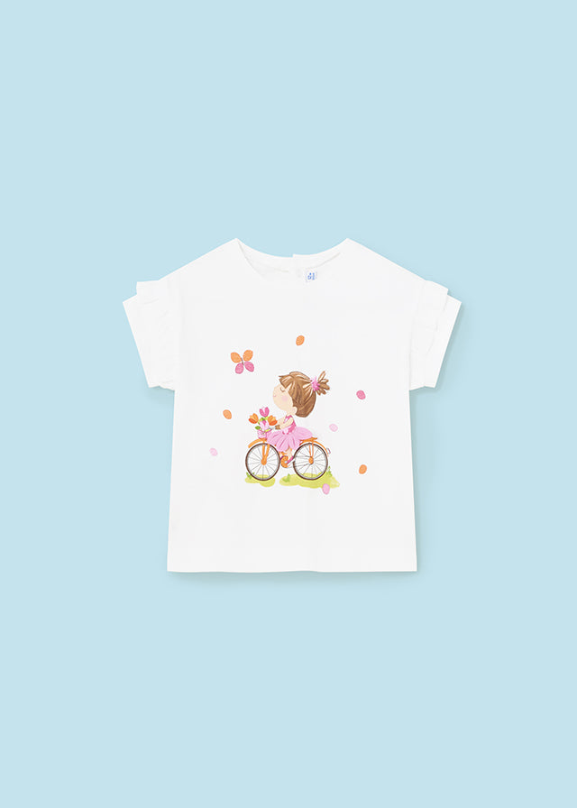 3-teilliges Set mit kurzarm Shirt und zwei Leggings von Mayoral