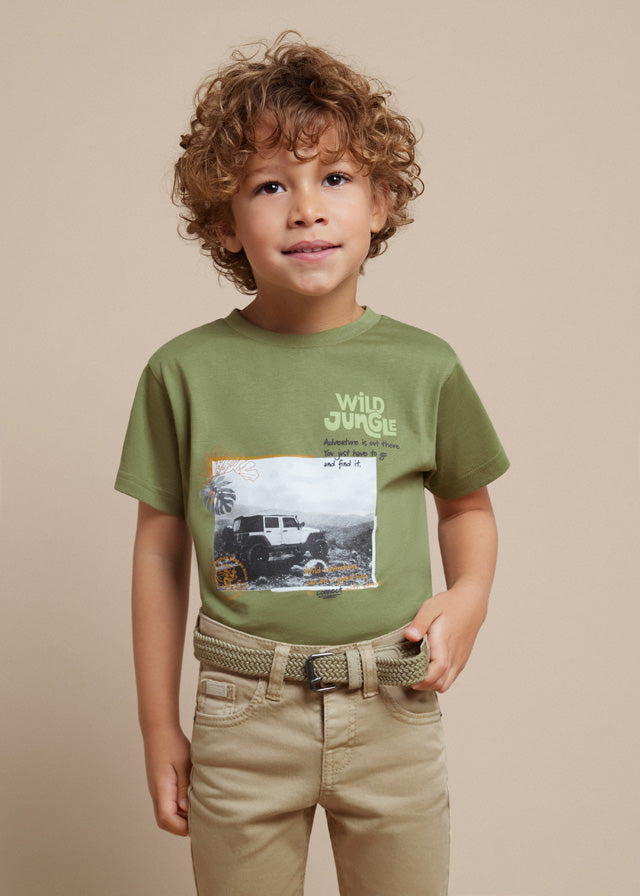 T-Shirt mit Auto von Mayoral