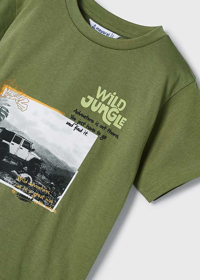 T-Shirt mit Auto von Mayoral