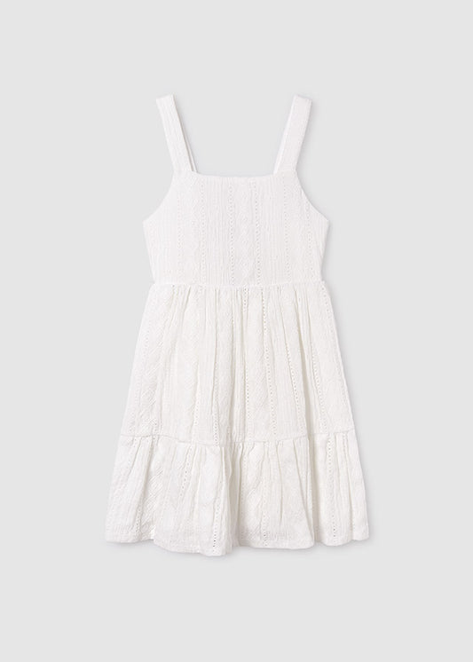 Kleid mit Lochmuster von Mayoral