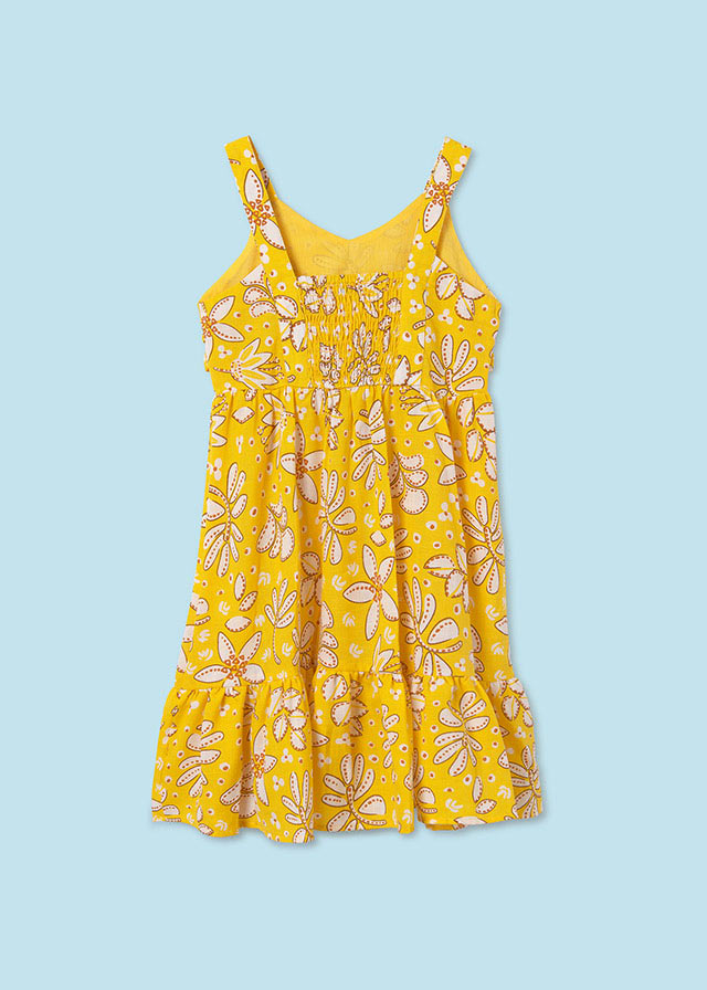 gemustertes Kleid mit Schleife von Mayoral