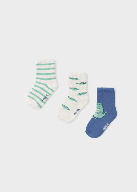 3er Set Socken aus der Kollektion Croco von Mayoral